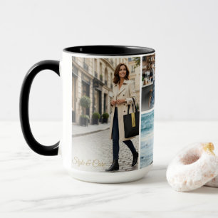 Unique Four Image Layout Personalised Mug