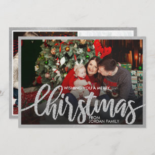 Unique Four Photo Grid 4 Photo Collage Holiday Inv Invitation