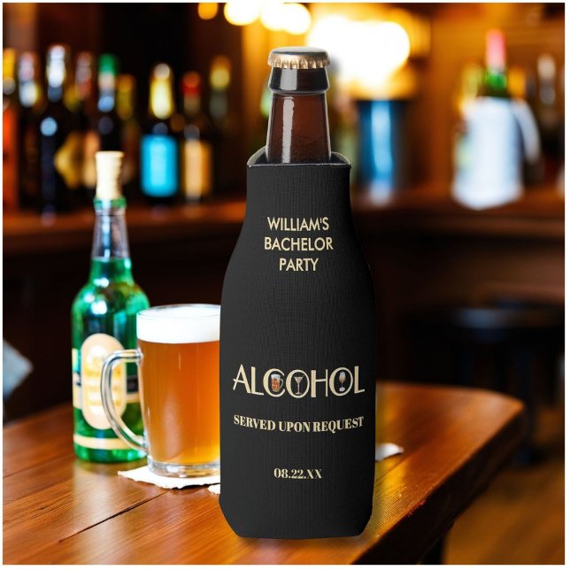 Unique Fun Beer Wine Martini Bachelor Party Bottle Cooler (Creator Uploaded)
