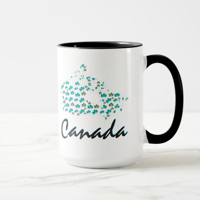 Unique fun Canadian Maple Canada  coffee mug (Right)