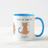 Unique Fun Love My Tabby Cat