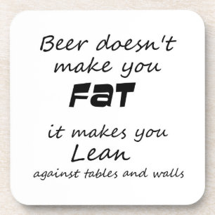 Unique funny beer quotes joke humour gift coasters