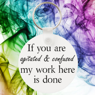 Unique funny birthday gifts jokes quotes humour key ring