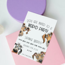 Unique Funny Dog Party