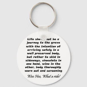 Unique funny over the hill birthday keychain gifts