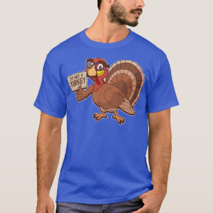 Unique Funny Thanksgiving I'm Not a Turkey Vegetar T-Shirt