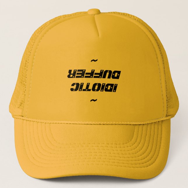 Unique Funny Trucker Hat (Front)