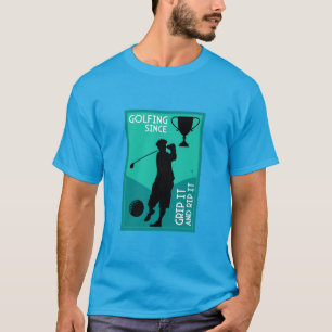 Unique Funny Vintage Golf Gift T-Shirt
