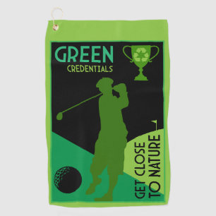 Unique Funny Vintage Golf Gift Towel