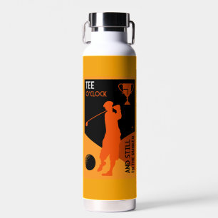 Unique Funny Vintage Golf Gift Water Bottle
