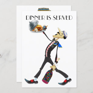 Unique Gathering Waiter Series  Invitation