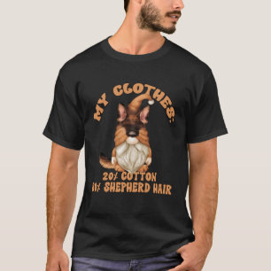 Unique German Shepherd Dad Gnome For Women Dog Qu T-Shirt