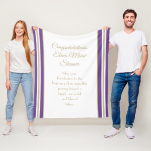 Unique gift! Custom Graduation blanket