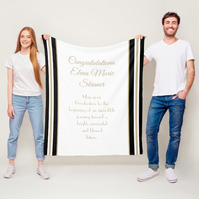 Unique gift! Custom Graduation blanket (In Situ)