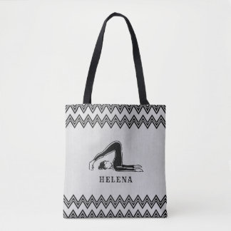Unique Gift for Yoga Pilates Lovers Personalised Tote Bag