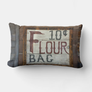 Unique Gift Idea Flour For Sale Vintage Décor Lumbar Cushion