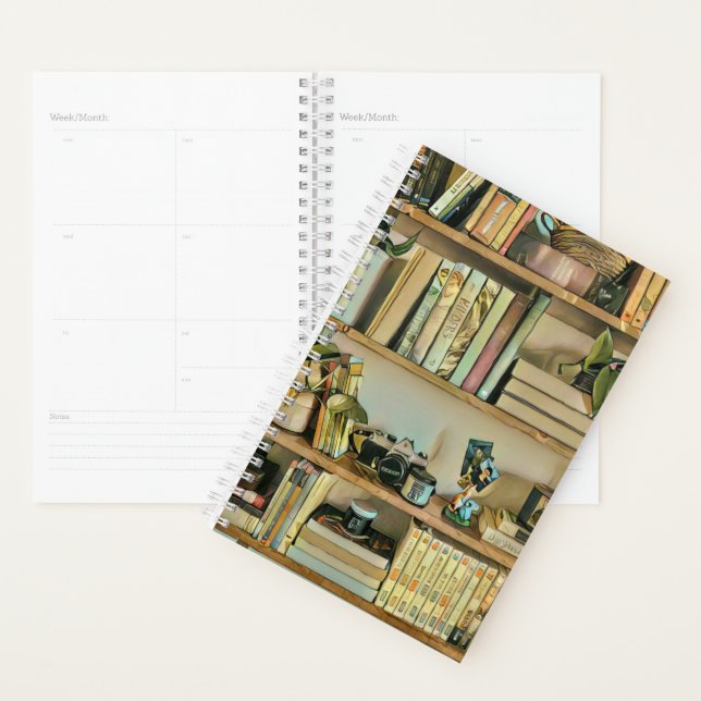 Unique gifts for book lovers planner (Display)
