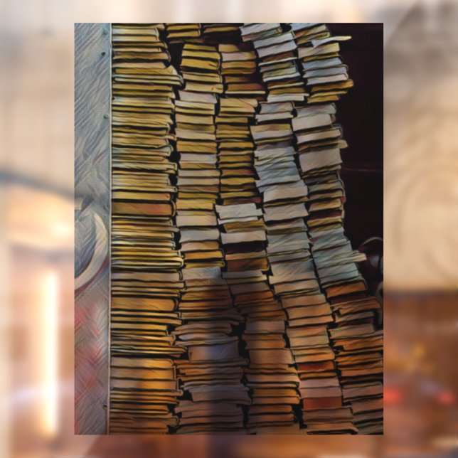 Unique gifts for book lovers window cling (Sheet 2)