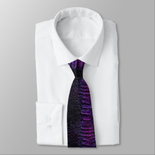 Unique Gifts For Dad Crocodile Print Tie