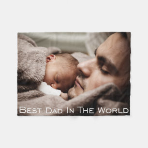Unique Gifts For Dad Custom Fleece Blanket