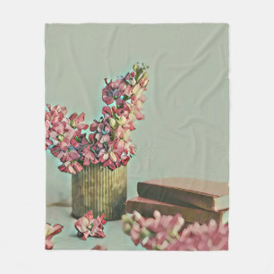 Unique gifts for librarian fleece blanket