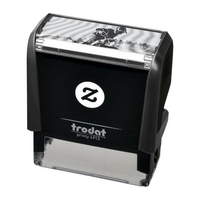 Unique gifts for motorcycle riders self-inking stamp (Product)