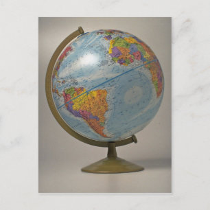 Unique Globe Postcard
