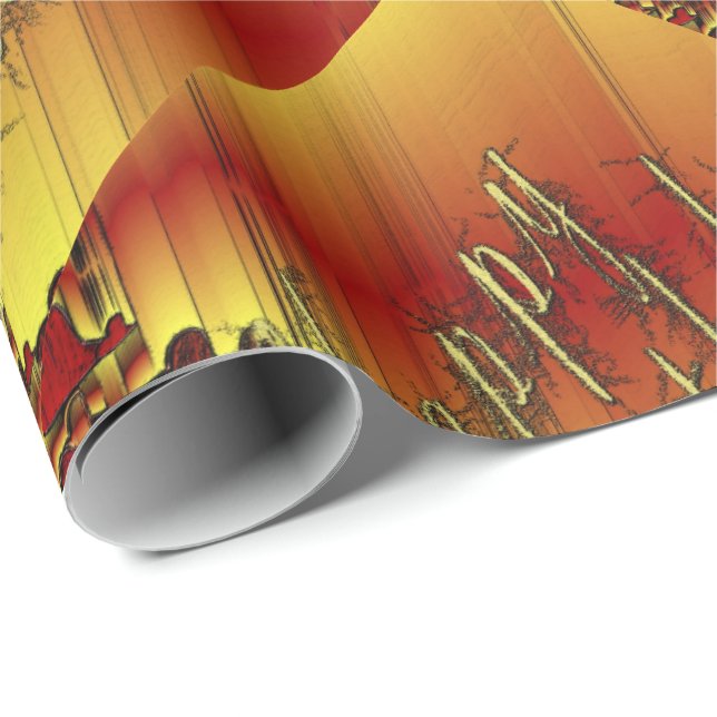 unique, glossy Wrapping Paper, colourful, festive, Paper (Roll Corner)