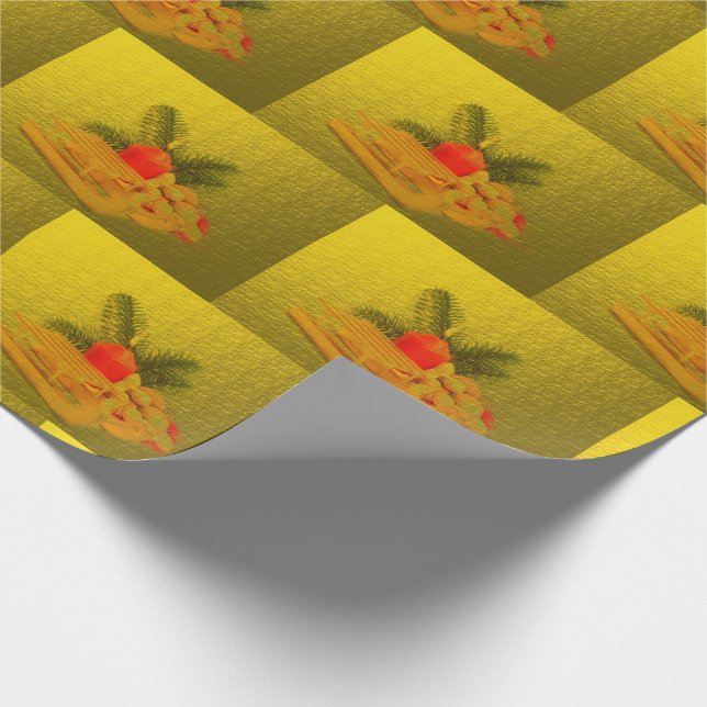 unique, glossy Wrapping Paper, colourful, festive, Wrapping Paper (Corner)