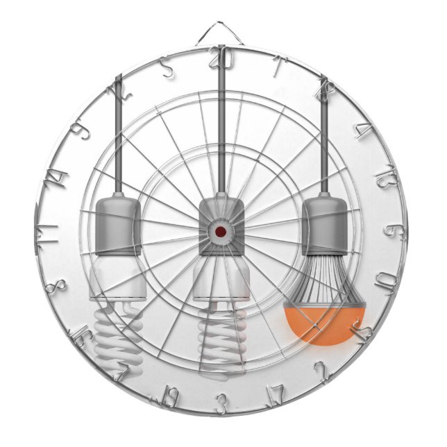 Unique glowing LED light Dartboard (Front)