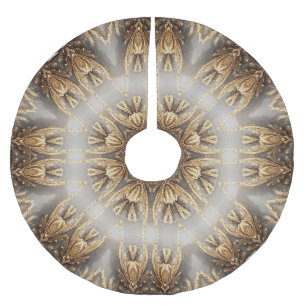 Unique Gold Decorative Tree Skirt