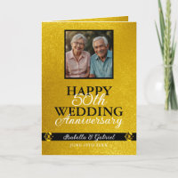 Unique Gold Parente Photo 50th Anniversary