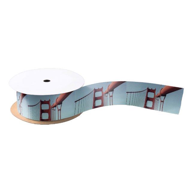 Unique Golden Gate Bridge, San Francisco Photo Satin Ribbon (Spool)