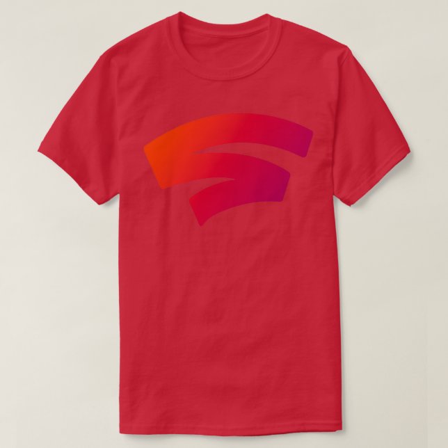 Unique Google Stadia Merchandise Design T-Shirt (Design Front)