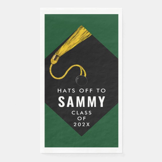 Unique Grad Party Napkin (Front)