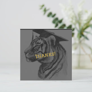 Unique Graduation Personalized Thank You Card