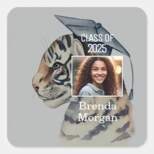 Unique Graduation Square Sticker