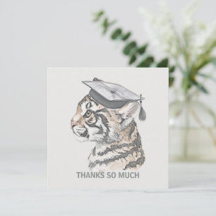 Unique Graduation Thank You Card