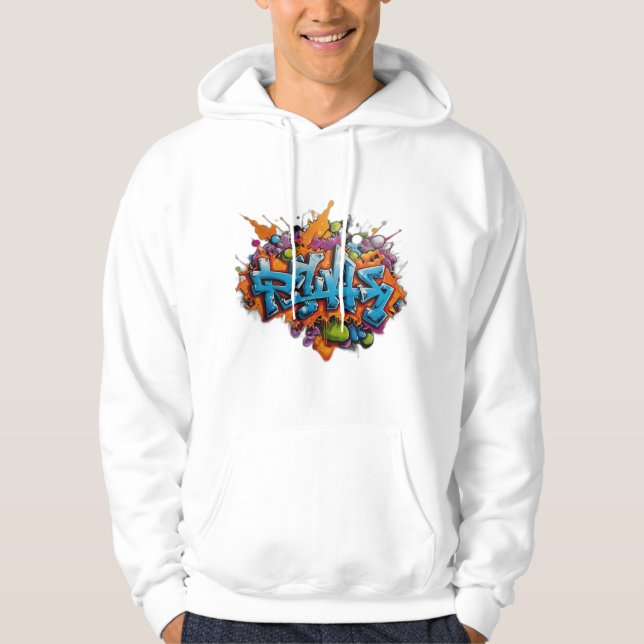 Unique graffiti hoodie (Front)