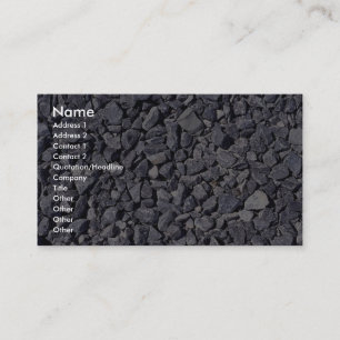 Unique Gravel Business Card