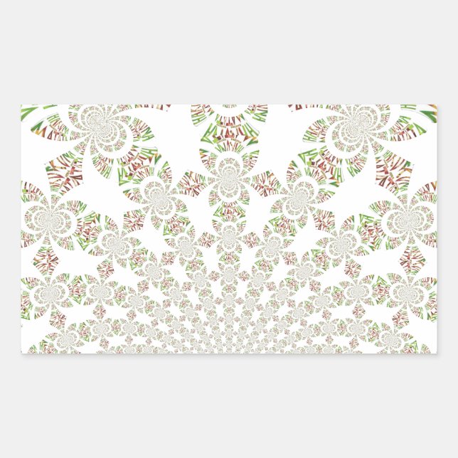 Unique Hakuna Matata Design: Serene Vibes Rectangular Sticker (Front)