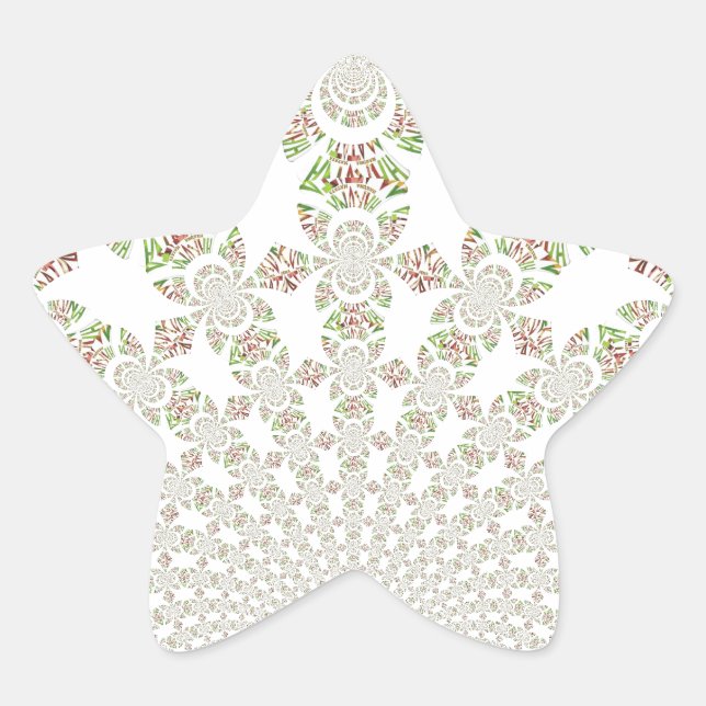 Unique Hakuna Matata Design: Serene Vibes Star Sticker (Front)