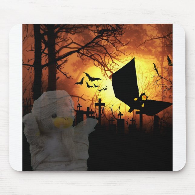 Unique Halloween design Mouse Mat (Front)