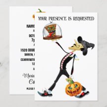 Unique Halloween Gathering Invitation
