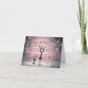 Unique Hand Drawn Christmas Cards