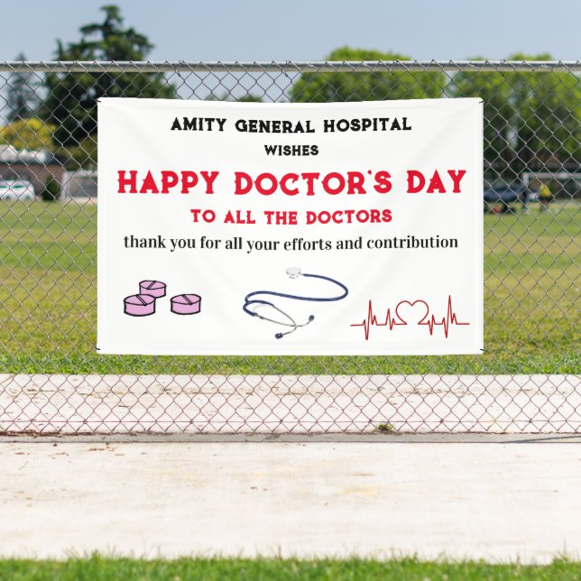 Unique Happy Doctors Day Banner (Insitu)