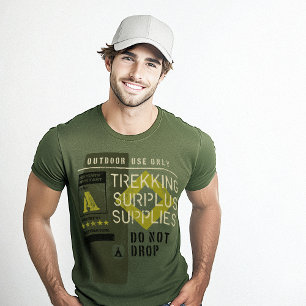 Unique Hiking Cargo Graphic Gift Gear T-Shirt