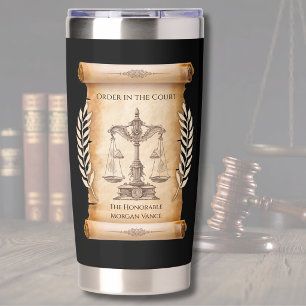 Unique Honorable Judge Order in Court Judicial Insulated Tumbler