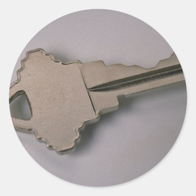 Unique House key Classic Round Sticker (Front)
