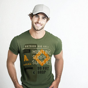 Unique Hunting Hunter Cargo Graphic Gift Gear T-Shirt